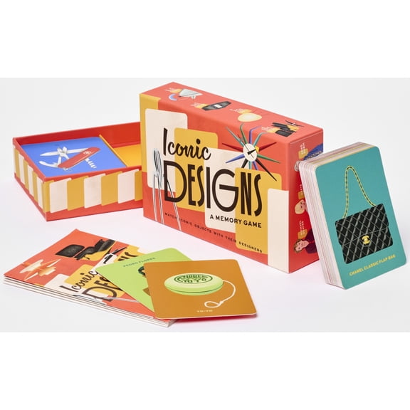 Iconic Designs: A Memory Game, (Hardcover)