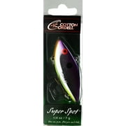 Cotton Cordell Super Spot Lipless Crankbait 2 1/2 Chrome Royal Shad 1/4 oz.