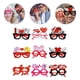 thumbnail image 4 of KAKOWELY Juego de 9 gafas de plástico con forma de corazón para San Valentín, accesorios para fotomatón., 4 of 4