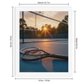 thumbnail image 2 of Paint By Numbers Kit for Adults Beginner - DIY Tennis Rackets Sunrise Court Scene Canvas Painting Kits for Adults, Frameless Paint By Number for Adults for Home Wall Decor 16x20 Inch, 2 of 7