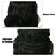 thumbnail image 5 of Human Pelo Pelucas para Mujeres 14" Negro Rizado Peluca con Peluca Gorro, 5 of 7