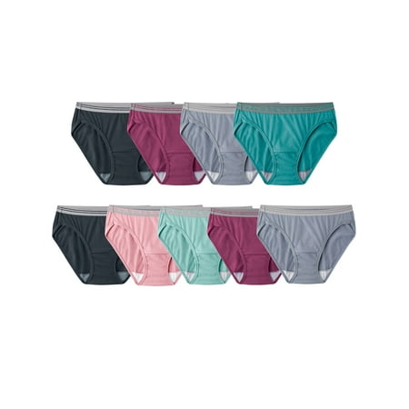 

Fruit of the Loom Women s Bikini Underwear 6+3 Pack Sizes 5-9