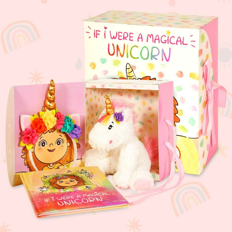 Tickle & Main Magical Unicorn Gift Set, 3-piece Set, Unicorn Stuffed Animal  For Girls 2 Years Old And Above : Target