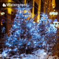 thumbnail image 2 of JMEXSUSS 300 LED Christmas Lights Clear Wire, 8 Modes White Christmas String Lights for Tree, Christmas Tree Lights Indoor Outdoor Plug in for Party Wedding Christmas Decorations, 2 of 7