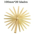 thumbnail image 2 of 1 Set High Precision Metric Thickness Feeler Gauge 0.05-1m 13/20 Blade Brass Measure Tools Hand Testing Measuring Supplies, 2 of 3