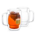 thumbnail image 1 of Tazas de café de vidrio JoyJolt Cadus de doble pared 300 ml, paquete de 2, 1 of 6