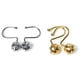 thumbnail image 2 of Anillos de cortina de ducha Ganchos Bola de rodillo fácil Cortina de ducha de baño Anillos de metal Ganchos 12 Piezas Methold HA0136-01B, 2 of 6