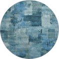 thumbnail image 2 of Addison Rugs Mayfield Premium Machine Washable Transitional Abstract Blue Round Rug, 8' x 8', 2 of 6