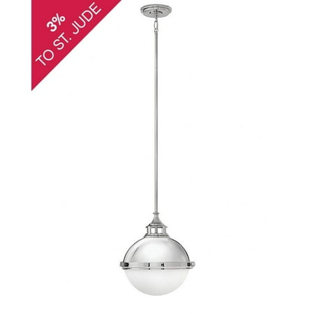 

2 Light Small Pendant in Traditional-Industrial Style 13.5 inches Wide By 14.5 inches High-Polished Nickel Finish Bailey Street Home 81-Bel-3003704