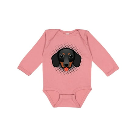 

Inktastic Dachshund Black and Tan Dog Gift Baby Boy or Baby Girl Long Sleeve Bodysuit
