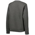 thumbnail image 3 of Women's Pressbox Heather Charcoal UCF Knights Moose Quilted Pullover Sweatshirt, 3 of 4