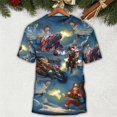 thumbnail image 4 of Nuevas camisetas para hombres con estampado de muñeco de nieve de Navidad en 3d, camisetas de manga corta Harajuku, ropa informal de verano para hombres, camiseta holgada de gran tamaño, 4 of 4