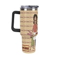 thumbnail image 4 of Bob's Burgers 40 Oz Tumbler with Handle And Straw, Stainless Steel Double Wall Vacuum Insulated Coffee Cup Travel Mug for Gym, Outdoors, Commute, Work, 4 of 8