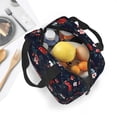 thumbnail image 4 of Lsque Vintage Rose Pattern Lunch Bag Women/Men Insulated Lunch Box,Small Leakproof Cooler Food Lunch Containers Reusable High Capacity Lunch Tote Bags, 4 of 6