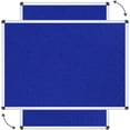 thumbnail image 3 of ;; X ;; Notice Board Felt Board Office Message Board Aluminium Frame, 3 of 8