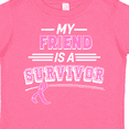 thumbnail image 4 of Inktastic My Friend is a Survivor Breast Cancer Awareness Boys or Girls Toddler T-Shirt, 4 of 5