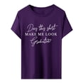 thumbnail image 6 of MEICHEN Graduation Gifts for Her: Senior 2026 Shirts Class Of 2026 T Shirt In My Senior Causal College Graduation Teacher Tee Tops Womens Spring Summer Tops, 6 of 6