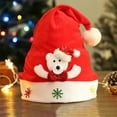 thumbnail image 3 of Cheer US Christmas Hat, Santa Hat, Xmas Holiday Hat for Unisex Adults, Extra Thicken Classic Fur for New Year Festival Party Supplies, 3 of 9