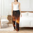 thumbnail image 4 of Gukieu Cool Fire Man Print Women's Home Trousers, with Pockets and Drawstring Pajamas, Home Pajamas, Sleepwear-X-Large, 4 of 6