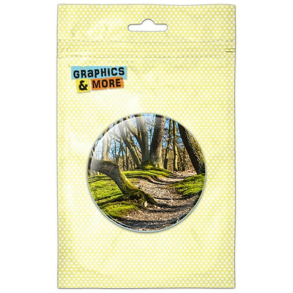 Forest Path Pinback Button Pin Badge