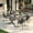 Grey, variant on LayinSun 11 Piece Outdoor Dining Table Set, Aluminum Modern Rectangular Dining Table and All-Weather Wicker Chairs Set for Patio Deck Indoor Decor Kitchen