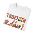 thumbnail image 3 of Inspirational Equalities Advocacies Uplifting Illustration Motivational LGBTQA Rainbows Graphic Statements Unisex Garment-Dyed T-shirt, 3 of 4
