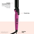 thumbnail image 5 of Revlon Easy Heat 1-1/4" Precision Curling Iron, Pink, 5 of 7