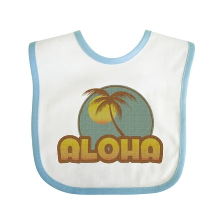 

Inktastic Aloha Palm Gift Baby Boy or Baby Girl Bib