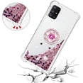 thumbnail image 5 of Case for Samsung Galaxy A51 5G, Galaxy A51 5G Case Glitter Clear TPU Cute Love Moving Quicksand Sparkle Phone Case with Stand Liquid Shockproof Cover for Samsung Galaxy A51 5G Rose Gold YBZ, 5 of 12