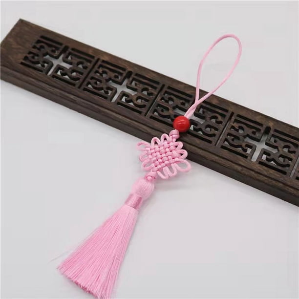 6 Knot Small Chinese Knot Headdress Hair Ornament Bookmark Ancient Style Pendant Tassel