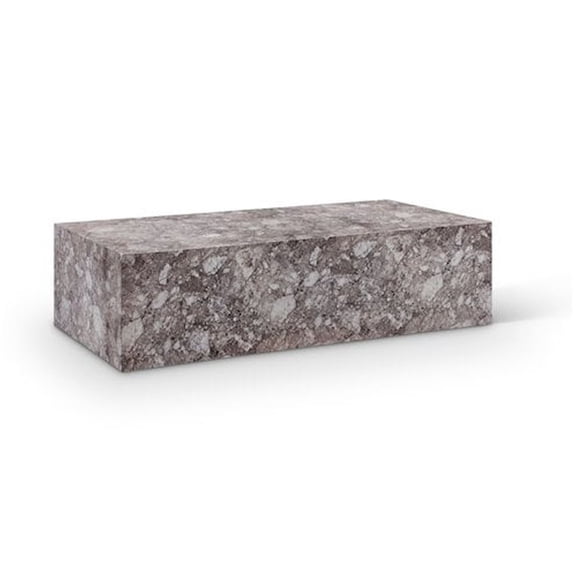 Meridian Furniture Piazza Brown Concrete Indoor/Outdoor Coffee Table