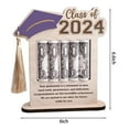 thumbnail image 6 of sunsanly Graduation Money Organizer Cash Holder Desktop Decoration Stable Smooth Edge Burr-Free Wooden Ornament Party Accessories, 6 of 8