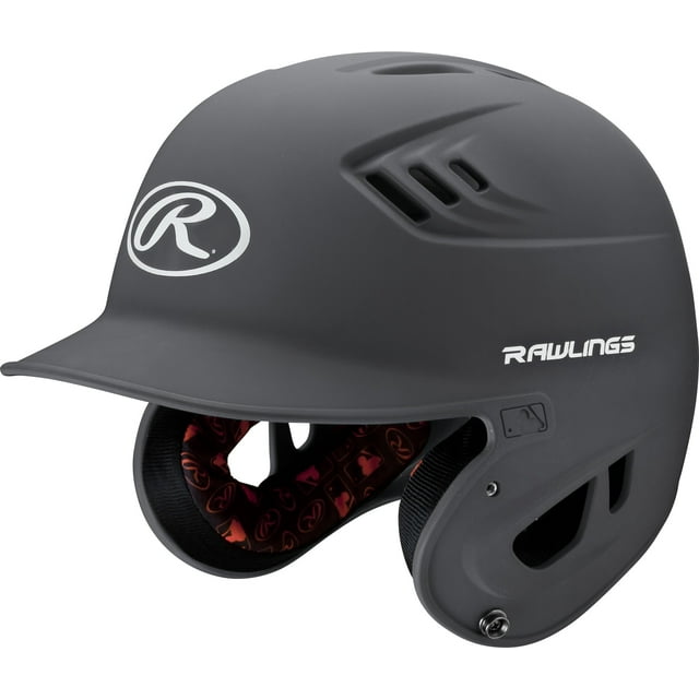 Casco de béisbol Rawlings R16 VELO Junior Matte Graphite
