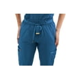 thumbnail image 5 of Fubu Women's Slim Fit High Waisted Belted Jogger Scrub Pant Medical Nursing Uniform, 5 of 6