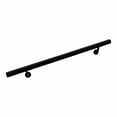 thumbnail image 2 of Aluminum Handrail Direct AHR 5' Handrail Section - Black Aluminum Stair Handrail - Easy to Install Indoor & Outdoor Stair Railing, 2 of 4