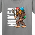 thumbnail image 4 of Inktastic Bigfoot Trail Hike Hiking Sasquatch Youth T-Shirt, 4 of 5