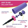 thumbnail image 4 of Balloon Pump Hand Held, Inflator Air Pump for Balloons - 2Way Dual Action, Friends can Help - Sturdy Ballon Inflator Pump, 4 of 5