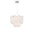 thumbnail image 2 of Crystorama Addis 4 Light Polished Chrome Chandelier - 17.75"W x 13.75"H x 17.75"D, 2 of 12