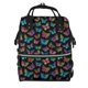 thumbnail image 1 of Disketp Multicolored Butterflies Mochila de Pañales de Gran Capacidad con Múltiples Bolsillos, Mochila de Viaje Multifuncional para Bebé, Unisex, Moderna y Resistente, 1 of 6