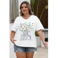 thumbnail image 4 of KimSoong Plus Size Magic Kingdom Shirts for Women Castle Graphic T-Shirt Cute Holiday Shirt Princess Tee Funny Vacation Tops, 4 of 7