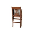 thumbnail image 5 of Stakmore Hardwood Traditional Music Back Adult Folding Chair - Light Cherry Frame & Blush Fabric, 5 of 8