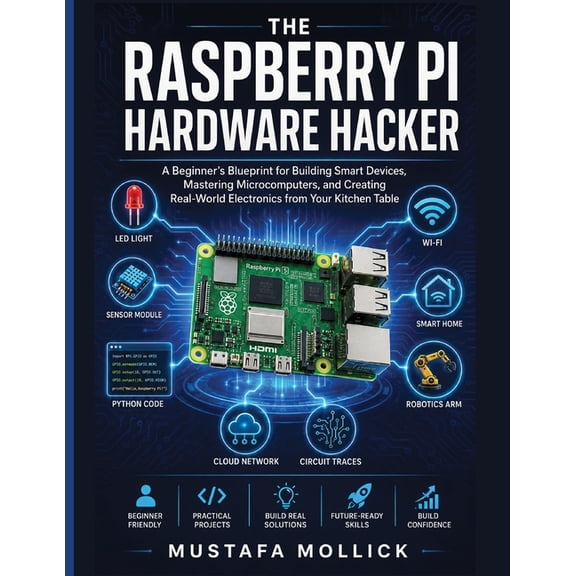 The Intelligent Maker The Raspberry Pi Hardware Hacker: A Beginner's Blueprint for Building Smart Devices, Mastering Microcomputers, and Creat, (Paperback)