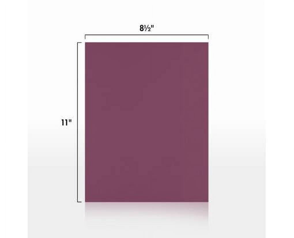 LUXPaper 8 1/2 x 11 Paper, Vintage Plum, 50/Pack
