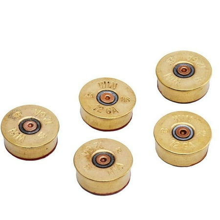 2 Monkey LSM5-12 Spent 12 Gauge Magnets Brass Pack of 5