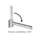 thumbnail image 3 of Tendedero Plegable de Pared Metálico Interno o Externo con 4 líneas Resistentes Que soporta 45Kg de Ropa - Color Blanco, 3 of 7