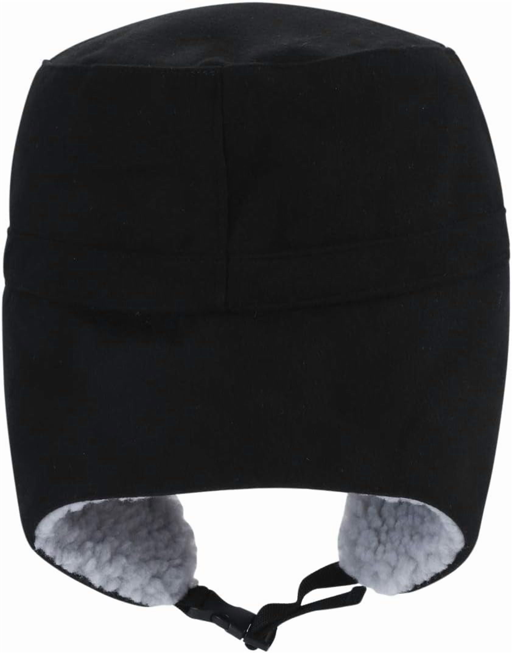 CoCoMangos Mens Warm Sherpa Fleece Trapper Hat Earflaps Winter Hat with Visor Military Cap Army Cadet Cap Hunting Ski Hat