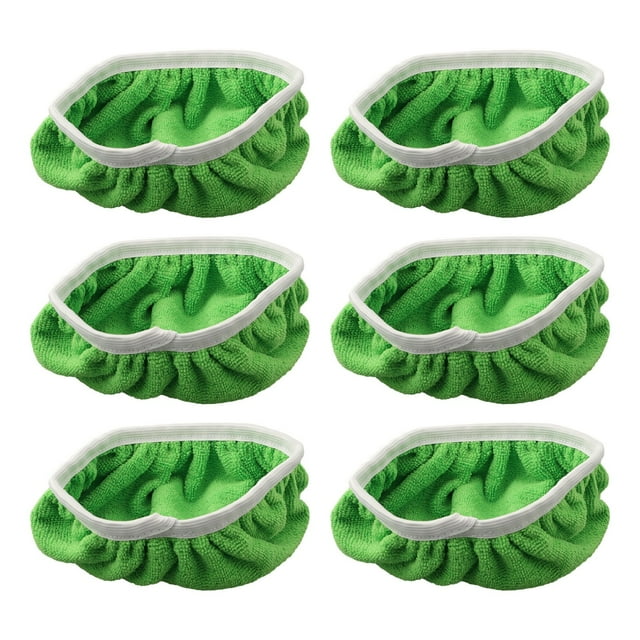 Bgsha 6 Tampons de Vadrouille Réutilisables de Rechange pour Swiffer pour Balai Vadrouille Chiffon Microfibre Recharges de Chiffons pour Nettoyage de Surface/plancher Dur
