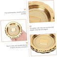 thumbnail image 2 of YARNOW 20 Pcs Plateau à Gâteau Blanc Plateau Rond Base de Mousse Cupcake Planches de Mousse Dorée Plateau d'Accessoires Petites Mini Planches à Gâteau 3 Pouces Rond Antiadhésif Qualité Alimentaire Matériau pour Animaux Fournitures de Cuisine, 2 of 8