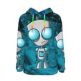 thumbnail image 7 of Alien Invader Zim Sweatshirt For Womens Fashion Hoodies Pullover Athletic Daily Hoody Hooded Clothing Gift X-Large, 7 of 7