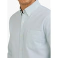 thumbnail image 3 of Chaps Men's and Big Men's Seacoast Wash Long Sleeve Oxford Woven Shirt, Sizes S-3XL, 3 of 6